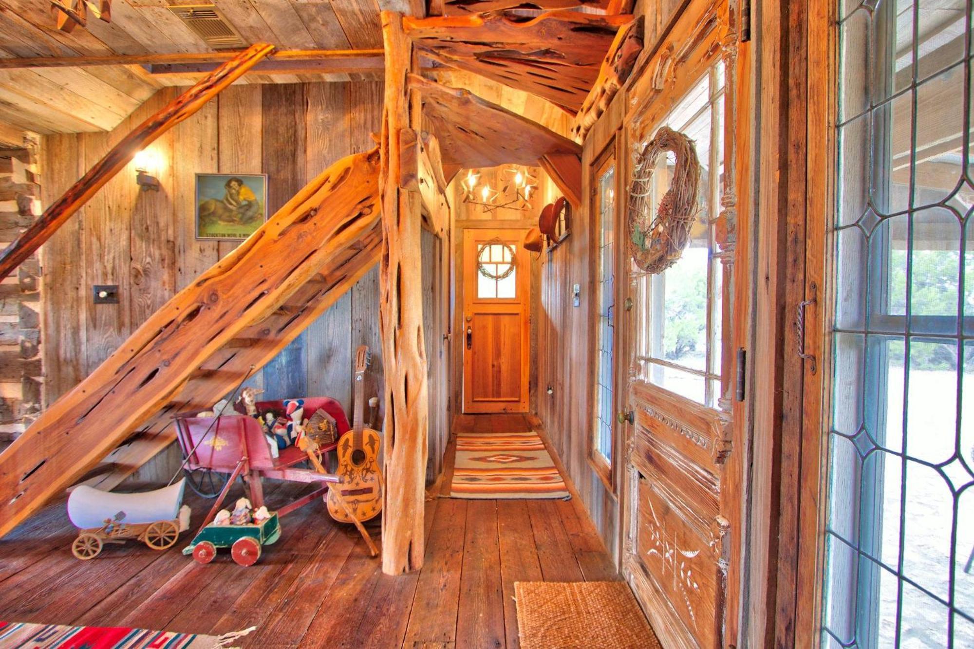 Log Cabin At Old Glory Ranch Wimberley Ngoại thất bức ảnh
