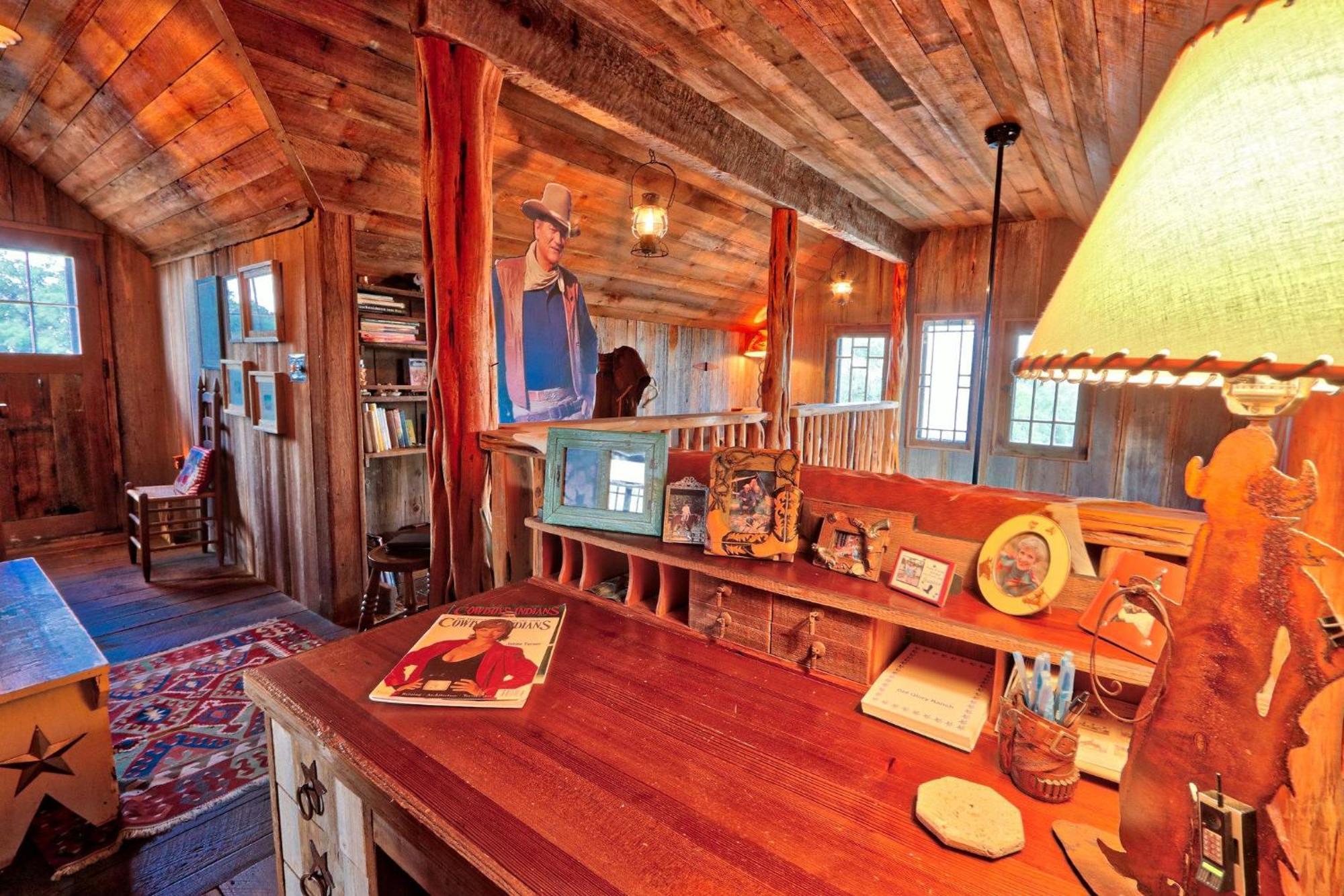 Log Cabin At Old Glory Ranch Wimberley Ngoại thất bức ảnh