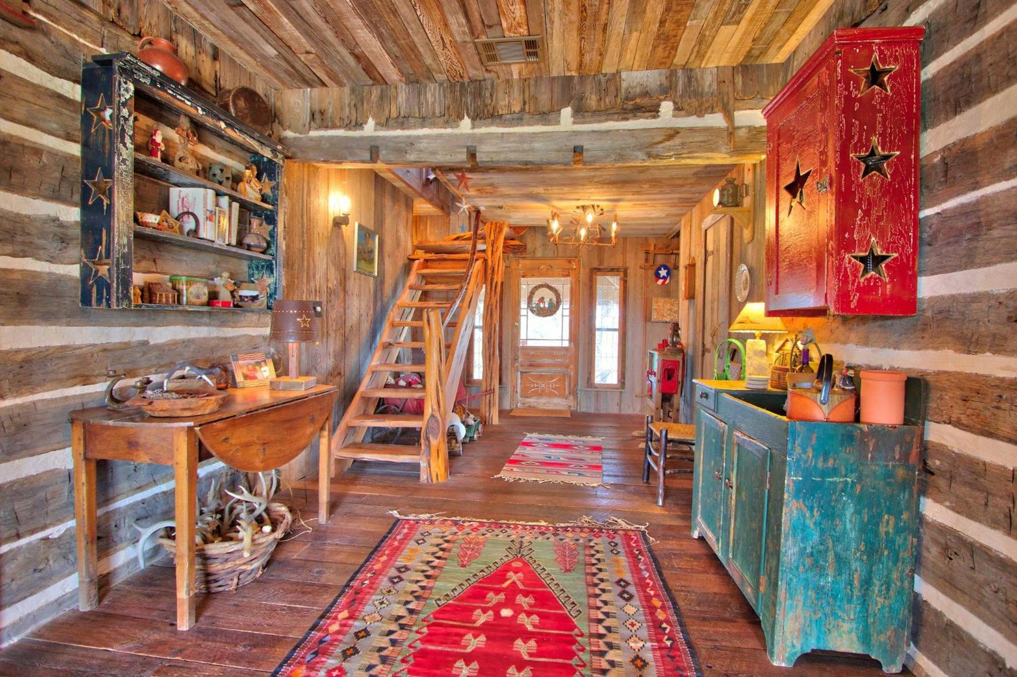 Log Cabin At Old Glory Ranch Wimberley Ngoại thất bức ảnh